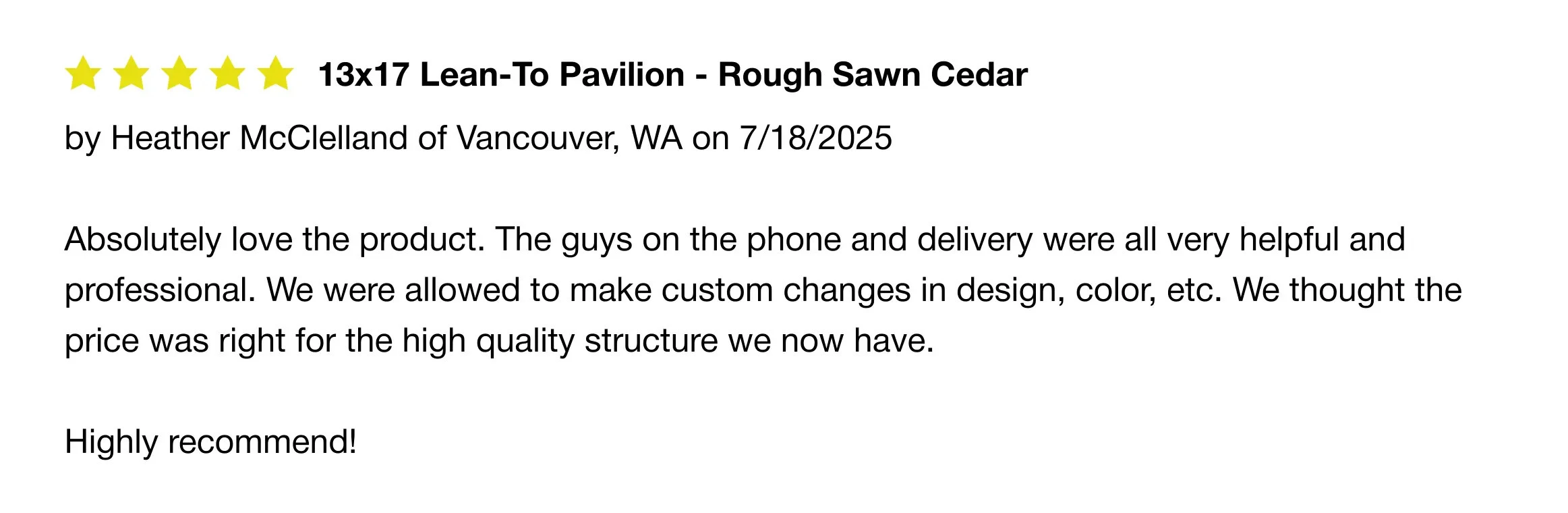 Product review